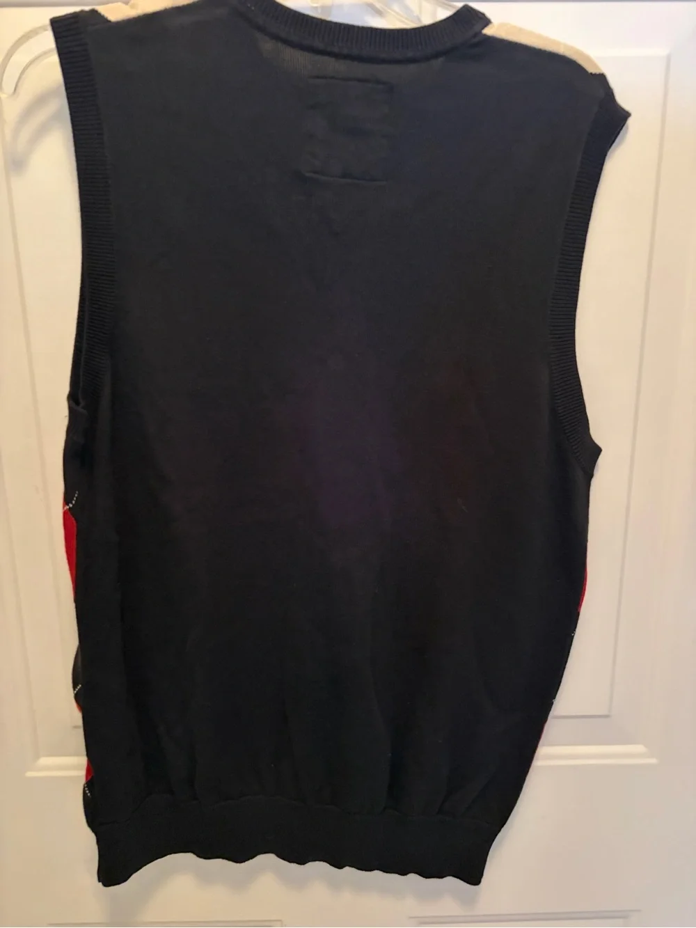 Old Navy White Label with Black Text